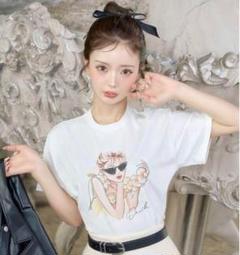 ダーリッチ Tシャツ キルティングアップリケビジューTシャツ – Darich (ダーリッチ)