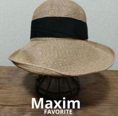 マキシン 黒いフラワー装飾付きハット （MAXIM – 銀座ヨシノヤ