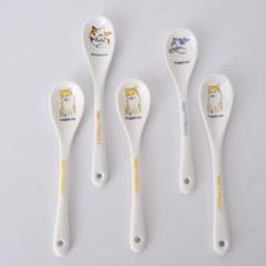 Manhattaner's 猫デザイン 　カトラリー 12本セット Manhattaner's マンハッタナーズ 陶器製 スプーン 5本セット 猫