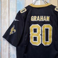 513☆ナイキ☆NFL☆アメフトゲームシャツ☆ニューオーリンズセインツ☆刺繍ロゴ