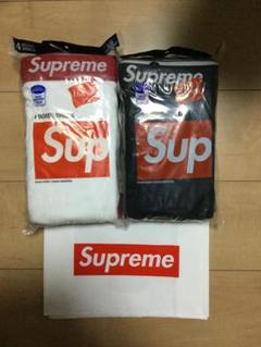 MサイズSupreme Hanes ボクサーパンツ 白黒 ショッパー付き M
