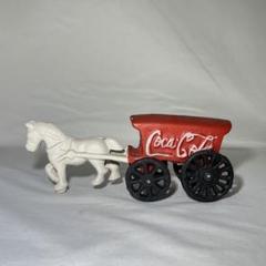 希少品　Coca-Cola 馬車　アンティーク雑貨　ヴィンテージ　蚤の市 コカコーラ馬車 ヴィンテージ コーラグッズの通販 by にこるん's