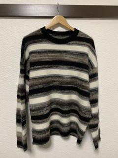 【All SAINTS】 オーバーサイズ ボーダーニット