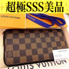 ルイ ヴィトン◎ジッピーウォレット ダミエ エベヌ ラウンドファスナー 長財布