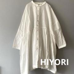 ☆HIYORI ヒヨリ☆麻１００％チュニック ブラウス ゆったり 日本製
