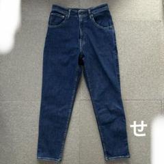 日本製JAPAN D.M.G. ドミンゴ　デニムパンツ S レディース　革パッチ