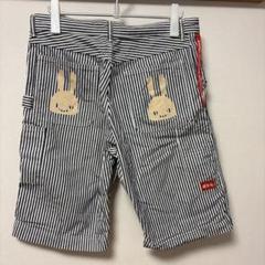 CUNE キューン 2連 うさぎ デニム ヒッコリー ショート パンツ
