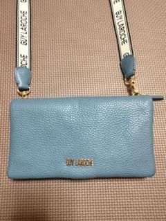 GUY LAROCHE ギラロッシュ ショルダーウォレット ブルー 人気色