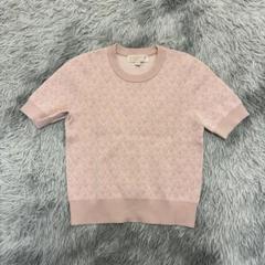 MICHAEL KORS ピンク 半袖ニットセーター XS - メルカリ