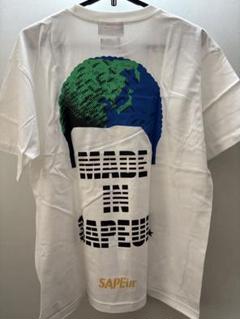 sapeur x MADE IN WORLD コラボTシャツ/白L/MIW