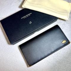 ◆１万円◆【未使用】新品 dunhill 長財布 レザー黒 WM1390A dunhill】ダンヒル 長財布 札入れ ブラック ロングウォレット