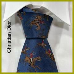 TG2395 Christian Dior パターン柄 ネクタイ フランス製
