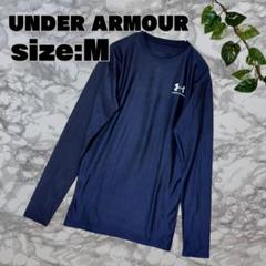 UNDER ARMOUR アンダーシャツ ネイビー M