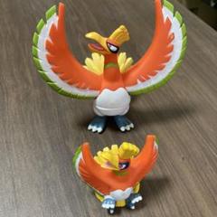 ポケモン - ホウオウ　新旧セット ポケモンプラモコレクション ホウオウ＆リザードン＆サトシの