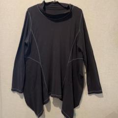 キューブキューブ　センソユニコ　ロングシャツワンピース　チュニック　アシメ　変形 10047155_cd3.jpg