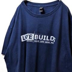 アンビル ラブビルズ ロゴ Tシャツ ネイビー 紺色 2XL 古着