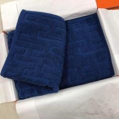 ♡HARU♡□未使用HERMESエルメス　ステアーズ　ゲストタオル マリン ♡HARU♡様専用□未使用HERMESエルメス ステアーズ ゲストタオル