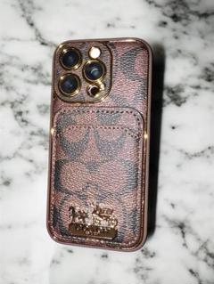 COACH - Coach iPhoneケース COACH コーチ ブラック レザー風 iPhoneケース14 訳あり 黒