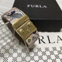 フルラ FURLA ブレスレット レディース おしゃれ 二重巻き 青 FURLA（フルラ）の「FURLA/フルラ FURLA BUCKLE BRACELET FLA