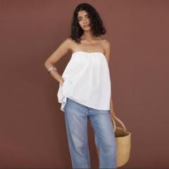 searoomlynn 【新品・未使用】パットinベアトップス ハーフミラノパッドinベアトップス