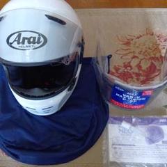 美品】アライ Arai ヘルメット ラパイドネオ レッド Lサイズ