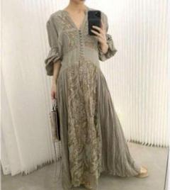 スーツ・フォーマル・ドレス Ameri VINTAGE MEDI EMBROIDERY TULLE LACE 大人気のMEDI EMBROIDERY TULLE LACE DRESSが緊急再販売決定