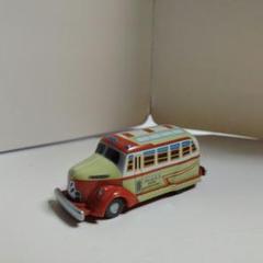 昭和レトロ　ブリキ　ボンネットバス　PEACE おもちゃ　ミニカー　バス 昭和レトロ ブリキ ボンネットバス PEACE おもちゃ ミニカー バス