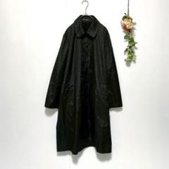 新品タグ付き✨【PETITSOIR】長袖シャツワンピース リボン サテン (L)