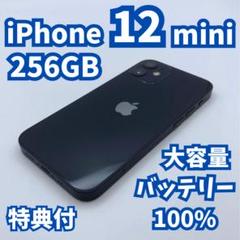 【美品】iPhone 12 mini 256GB 大容量新品バッテリー100%