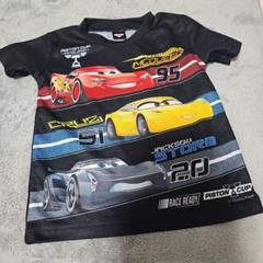 カーズ Tシャツ 子供用 100 マックイーン　黒　ブラック　車ティシャツトミカ