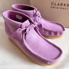 クラークス　ワラビー　ピンク　26.5 美品 Clarks - 【美品】 clarks / クラークス | Wallabee Boot