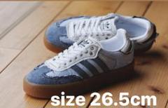 Adidas スニーカー 26.5cm デニム/ホワイト