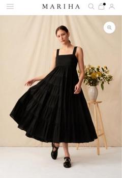 新品タグ付きMARIHA 虹の女神のドレス Onyx 36