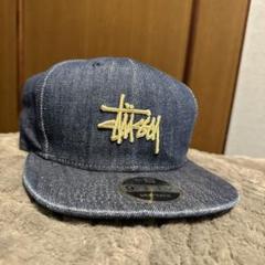 STUSSY Black Denim Cap ブラックデニム キャップ - メルカリ