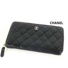 CHANEL シャネル マトラッセ ブラック キルティング 長財布
