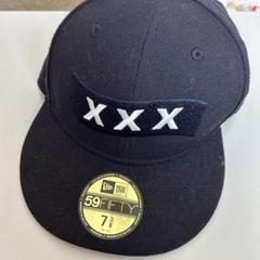 ④ 美品 ゴッドセレクション スプラッシュ XXXロゴ キャップ 7 3/8 黒 NEW ERA × GOD SELECTION XXX キャップ（GOD SELECTION XXX