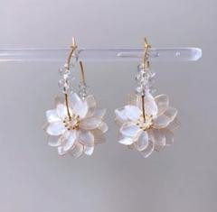 Cerise& （スリーズアンド）お花ピアス　ハンドメイド