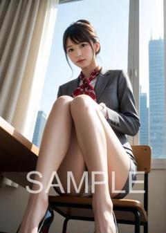 AI 美女 ポスター OL 美人 可愛い お尻 パンチラ 美脚 c072215