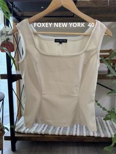 FOXEY NEW YORK ブラックタンクトップ 40
