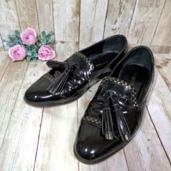 未使用✨セルジオロッシ　SR1 SLIPPERS BLACK ローファー　レザー Sergio rossi Rossi セルジオロッシ ローファー SR PRINCE