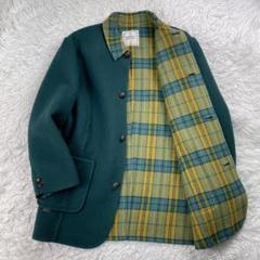 美品 メルトンウール ブルゾン ロゴ入り 裏地チェック M パパス Zip up blouson – URU TOKYO