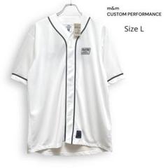 新品 M&M CUSTOM PERFORMANCE ベースボールシャツ L