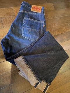 レア美品90's日本製vintageデニムジーンズパンツEDWINボタンフライのサムネイル