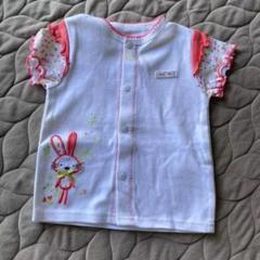 ウサギのイラスト付きTシャツ 95cm未満