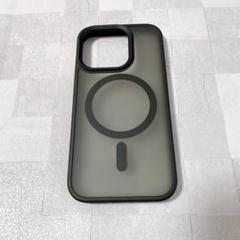 【iPhone 14 Pro 用】スマホケース　シンプル　クリアブラック