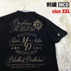 【MCD】刺繍 Tシャツ 半袖 sizeXXL