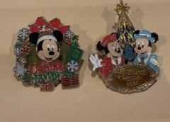 Disney - TDL 【クリスマスファンタジー 2003】フレームピンバッチ Tokyo Disneyland/東京ディズニーランド・Resort/リゾート・Pins
