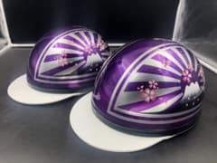 コルク半カスタム富士日章 パープルラップ ラメ桜高級クリヤ送料無料