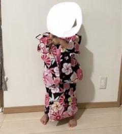 キッズ 子供 浴衣 兵児帯付き