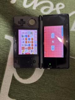 ニンテンドー3DS ブラック 本体 ジャンク品 タッチペンなし。